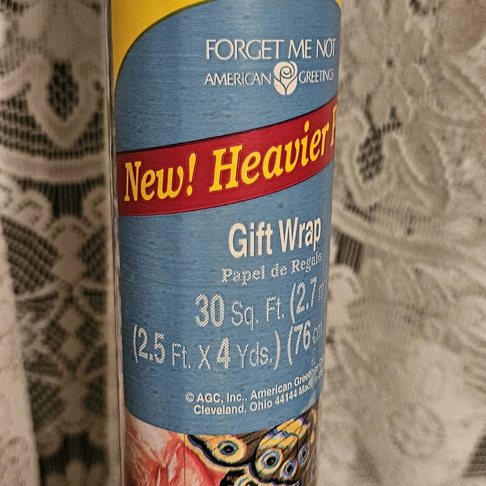 American Greetings Floral Gift Wrap - Multicolor